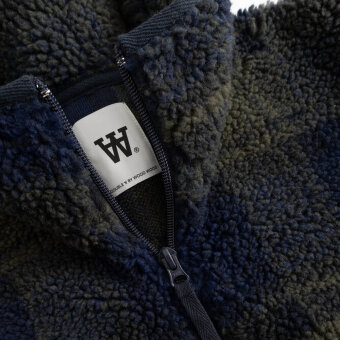 Double A by Wood Wood - Wood Wood - Mitchel zipper | Fleece Trøje Salute Check