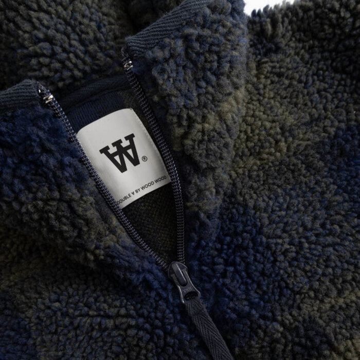 Double A by Wood Wood - Wood Wood - Mitchel zipper | Fleece Trøje Salute Check