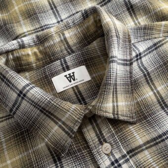 Double A by Wood Wood - Wood Wood - Cooper shirt | Skjorte Silver Birch Double A by Wood Wood - Wood Wood - Cooper shirt | Skjorte Silver Birch