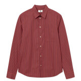 Double A by Wood Wood - Wood Wood - Adrian shirt | Skjorte Rosewood Stripe