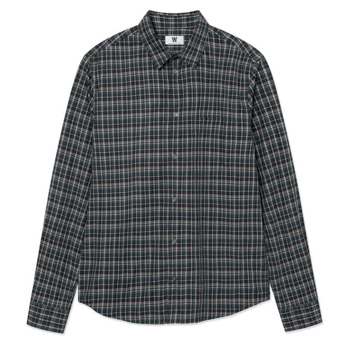 Double A by Wood Wood - Wood Wood - Adrian check shirt | Skjorte Fudge Check