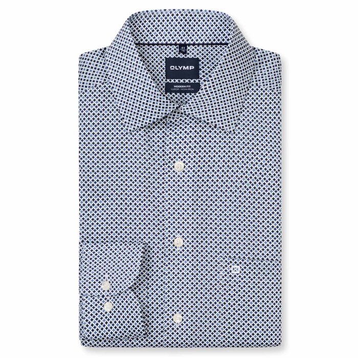 Olymp - Olymp - 130824 18 | Luxor Modern Fit Skjorte Blue