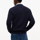 Tommy Hilfiger  - Tommy Hilfiger - Cotton cable sweater | Strik Navy Blue
