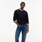 Tommy Hilfiger  - Tommy Hilfiger - Cotton cable sweater | Strik Navy Blue