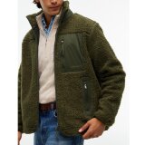 Tommy Hilfiger - Tommy Hilfiger - Teddy fleece zip through | Fleece Trøje Huntsman Green Tommy Hilfiger - Tommy Hilfiger - Teddy fleece zip through | Fleece Trøje Huntsman Green