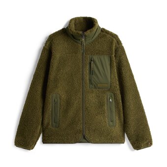 Tommy Hilfiger - Tommy Hilfiger - Teddy fleece zip through | Fleece Trøje Huntsman Green Tommy Hilfiger - Tommy Hilfiger - Teddy fleece zip through | Fleece Trøje Huntsman Green