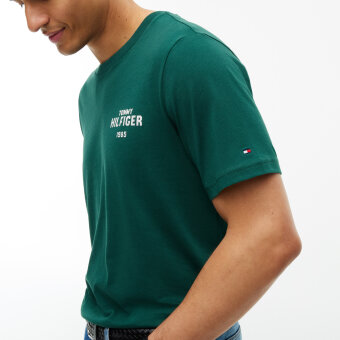 Tommy Hilfiger  - Tommy Hilfiger - 1985 graphic tee | T-shirt Ornament Green