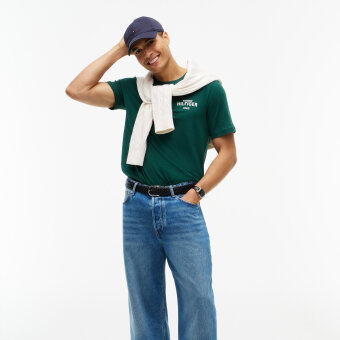 Tommy Hilfiger  - Tommy Hilfiger - 1985 graphic tee | T-shirt Ornament Green