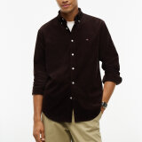 Tommy Hilfiger - Tommy Hilfiger - Solid corduroy shirt | Fløjls Skjorte Chocolate Tommy Hilfiger - Tommy Hilfiger - Solid corduroy shirt | Fløjls Skjorte Chocolate