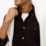Tommy Hilfiger - Tommy Hilfiger - Solid corduroy shirt | Fløjls Skjorte Chocolate Tommy Hilfiger - Tommy Hilfiger - Solid corduroy shirt | Fløjls Skjorte Chocolate