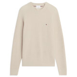 Tommy Hilfiger - Tommy Hilfiger - Cotton cashmere crewneck | Strik Heather Oatmilk Tommy Hilfiger - Tommy Hilfiger - Cotton cashmere crewneck | Strik Heather Oatmilk