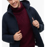 Tommy Hilfiger - Tommy Hilfiger - Hooded branded puffer | Vindjakke Navy Blue Tommy Hilfiger - Tommy Hilfiger - Hooded branded puffer | Vindjakke Navy Blue