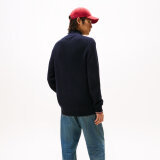 Tommy Hilfiger - Tommy Hilfiger - RWB rib zip through | Cardigan Navy Blue Tommy Hilfiger - Tommy Hilfiger - RWB rib zip through | Cardigan Navy Blue