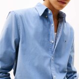 Tommy Hilfiger - Tommy Hilfiger - Solid corduroy shirt | Fløjls Skjorte Brisk Blue Tommy Hilfiger - Tommy Hilfiger - Solid corduroy shirt | Fløjls Skjorte Brisk Blue