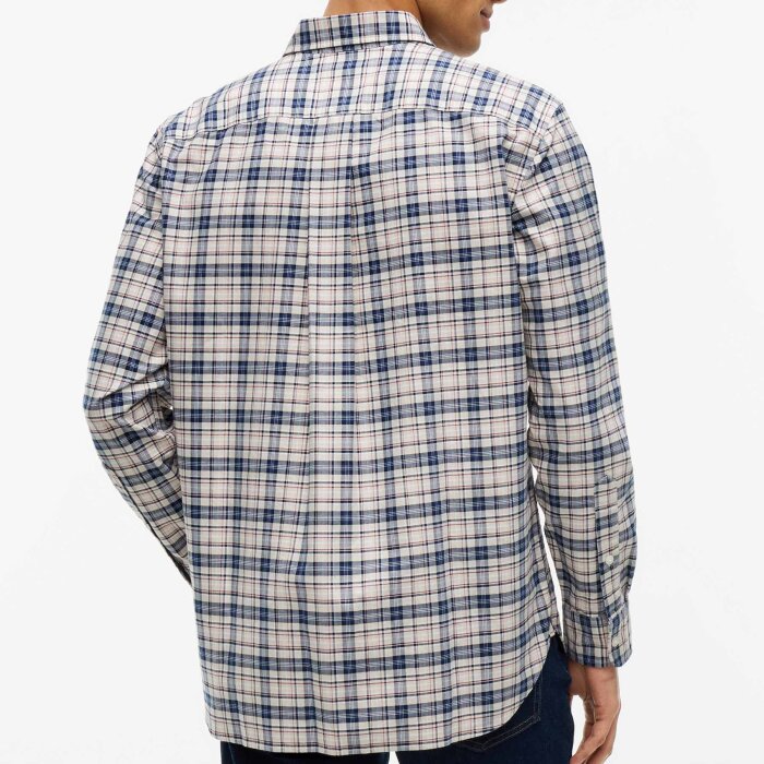Tommy Hilfiger  - Tommy Hilfiger - Oxford tartan check shirt | Skjorte Newsprint Beige