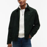 Tommy Hilfiger - Tommy Hilfiger - Corduroy Chore shirt jacket | Overshirt Riverbed Green Tommy Hilfiger - Tommy Hilfiger - Corduroy Chore shirt jacket | Overshirt Riverbed Green
