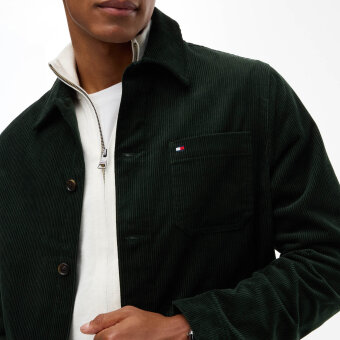 Tommy Hilfiger - Tommy Hilfiger - Corduroy Chore shirt jacket | Overshirt Riverbed Green Tommy Hilfiger - Tommy Hilfiger - Corduroy Chore shirt jacket | Overshirt Riverbed Green
