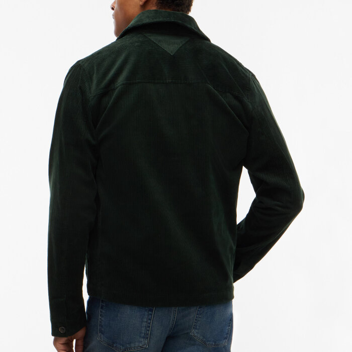 Tommy Hilfiger  - Tommy Hilfiger - Corduroy Chore shirt jacket | Overshirt Riverbed Green