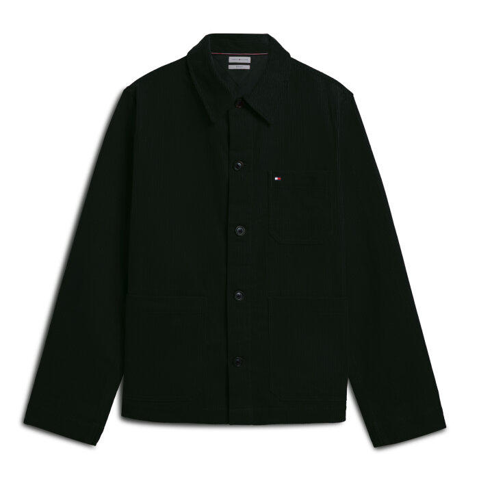 Tommy Hilfiger  - Tommy Hilfiger - Corduroy Chore shirt jacket | Overshirt Riverbed Green