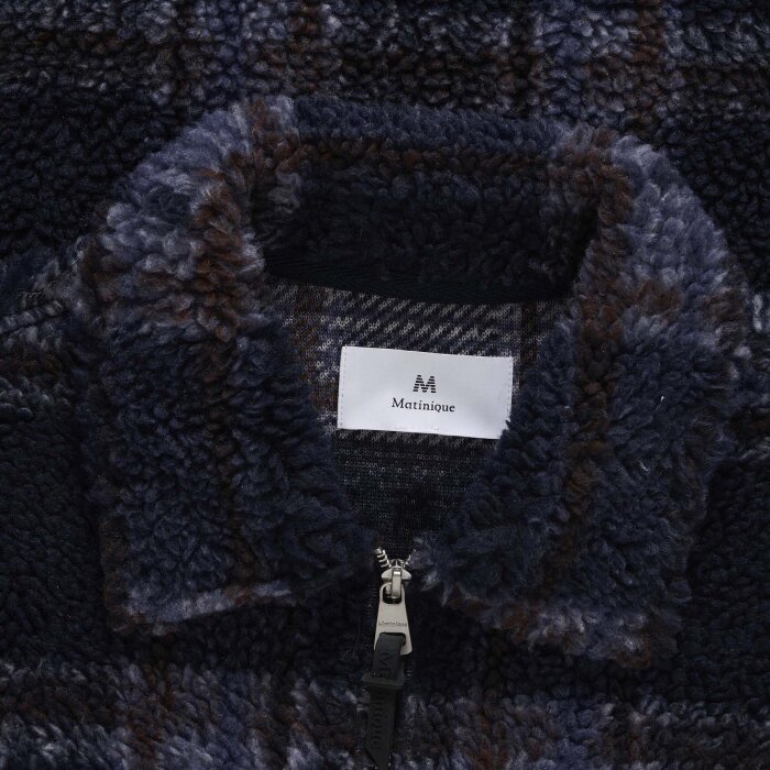 Matinique - Matinique - Rowan 73 jacket | Fleece Trøje Dark Navy