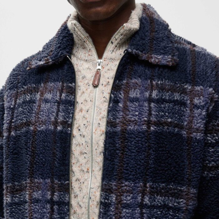 Matinique - Matinique - Rowan 73 jacket | Fleece Trøje Dark Navy
