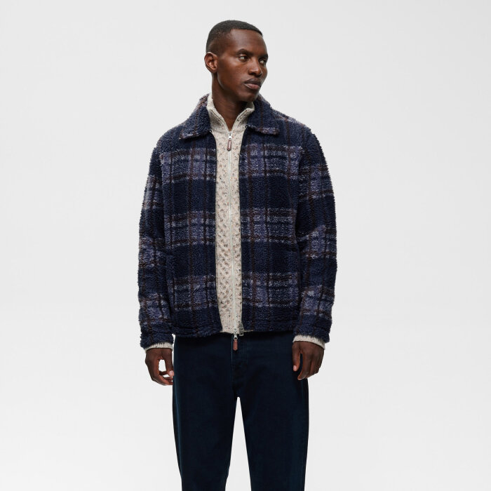 Matinique - Matinique - Rowan 73 jacket | Fleece Trøje Dark Navy