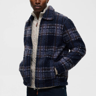 Matinique - Matinique - Rowan 73 jacket | Fleece Trøje Dark Navy Matinique - Matinique - Rowan 73 jacket | Fleece Trøje Dark Navy