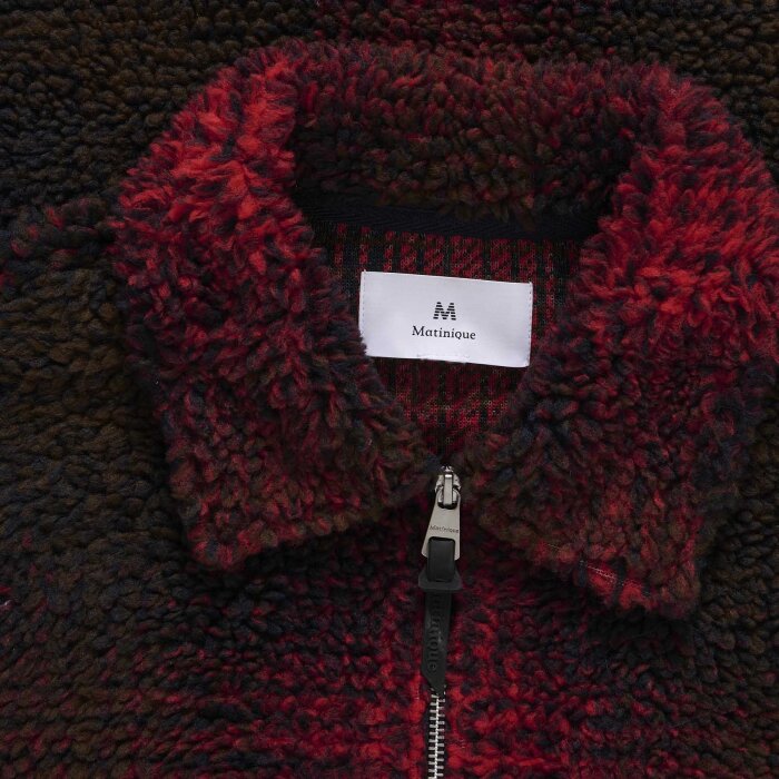 Matinique - Matinique - Rowan 73 jacket | Fleece Trøje Aura Orange