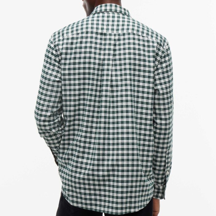 Tommy Hilfiger  - Tommy Hilfiger - Small check flannel shirt | Skjorte Green Check