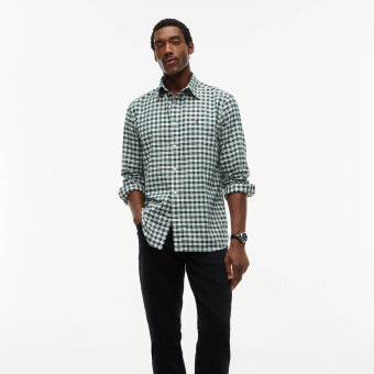 Tommy Hilfiger - Tommy Hilfiger - Small check flannel shirt | Skjorte Green Check Tommy Hilfiger - Tommy Hilfiger - Small check flannel shirt | Skjorte Green Check