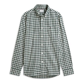 Tommy Hilfiger - Tommy Hilfiger - Small check flannel shirt | Skjorte Green Check Tommy Hilfiger - Tommy Hilfiger - Small check flannel shirt | Skjorte Green Check