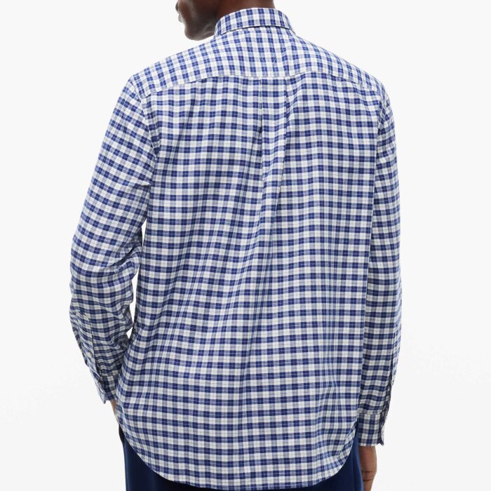 Tommy Hilfiger  - Tommy Hilfiger - Small check flannel shirt | Skjorte Navy Voyage