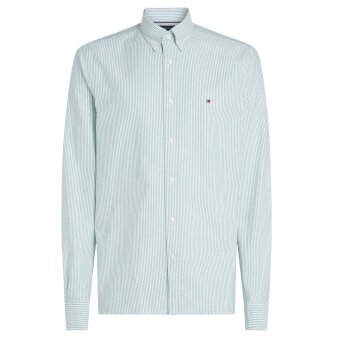 Tommy Hilfiger - Tommy Hilfiger - Heritage oxford stripe shirt | Skjorte Green White Tommy Hilfiger - Tommy Hilfiger - Heritage oxford stripe shirt | Skjorte Green White