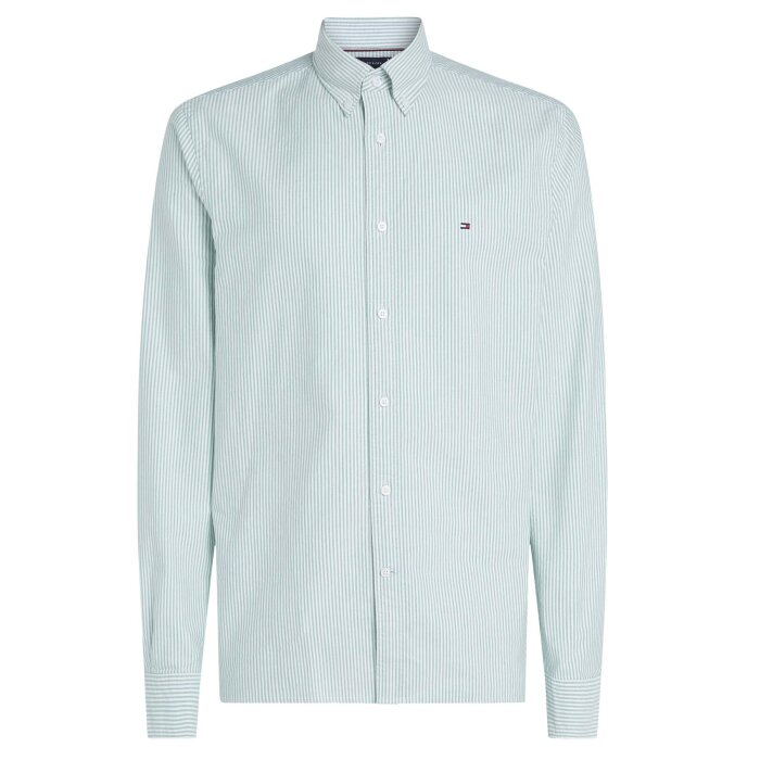 Tommy Hilfiger  - Tommy Hilfiger - Heritage oxford stripe shirt | Skjorte Green White