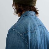 Replay - Replay - Denim shirt | Skjorte Blue Replay - Replay - Denim shirt | Skjorte Blue