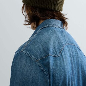 Replay  - Replay - Denim shirt | Skjorte Blue