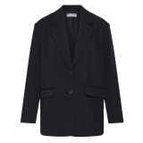 Pulz Jeans ( Dame ) - PULZ - PZLEONORA OVERSIZE | BLAZER BLACK Pulz Jeans ( Dame ) - PULZ - PZLEONORA OVERSIZE | BLAZER BLACK