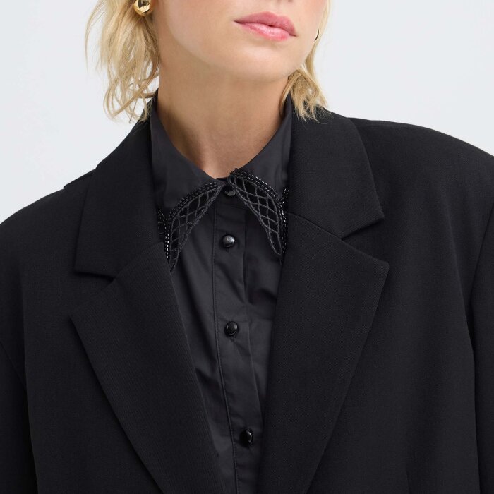 Pulz Jeans ( Dame )  - PULZ - PZLEONORA OVERSIZE | BLAZER BLACK