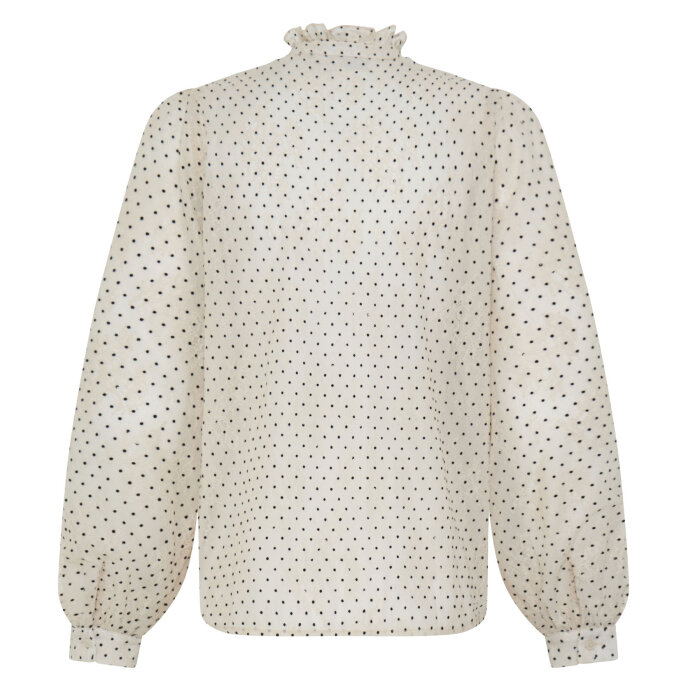 Pulz Jeans ( Dame )  - PULZ - PZFRIDDY BLOUSE | SKJORTE MACADAMIA