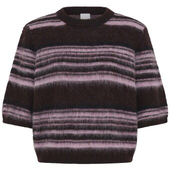 ICHI ( Dame ) - ICHI - IHALLO SS | STRIK FUDGE W PINK STRIPES ICHI ( Dame ) - ICHI - IHALLO SS | STRIK FUDGE W PINK STRIPES