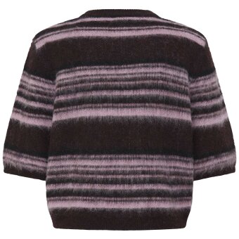 ICHI ( Dame ) - ICHI - IHALLO SS | STRIK FUDGE W PINK STRIPES ICHI ( Dame ) - ICHI - IHALLO SS | STRIK FUDGE W PINK STRIPES