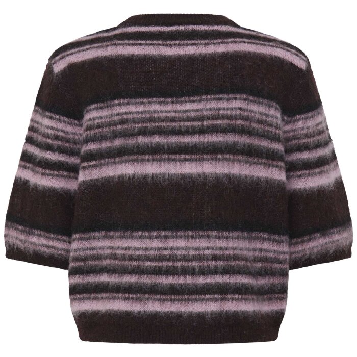 ICHI ( Dame ) - ICHI - IHALLO SS | STRIK FUDGE W PINK STRIPES
