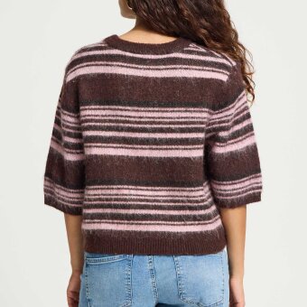 ICHI ( Dame ) - ICHI - IHALLO SS | STRIK FUDGE W PINK STRIPES ICHI ( Dame ) - ICHI - IHALLO SS | STRIK FUDGE W PINK STRIPES