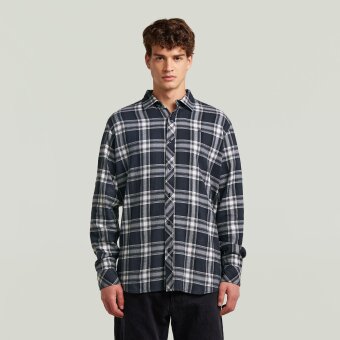 G-Star - G-Star - Clean regular shirt | Skjorte Legion Blue G-Star - G-Star - Clean regular shirt | Skjorte Legion Blue