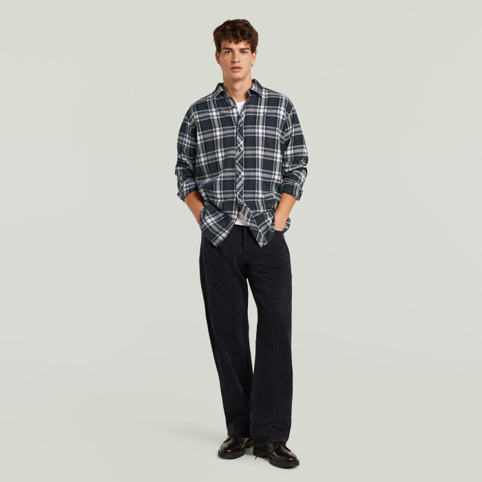 G-Star - G-Star - Clean regular shirt | Skjorte Legion Blue