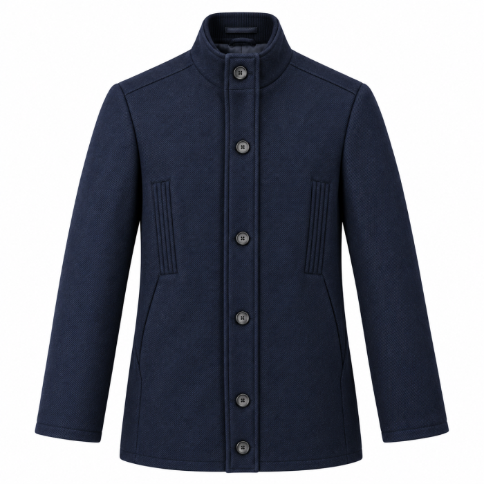 Limited Edition - Limited edition - Wool jacket 3/4 | Uldjakke Navy Diagonal