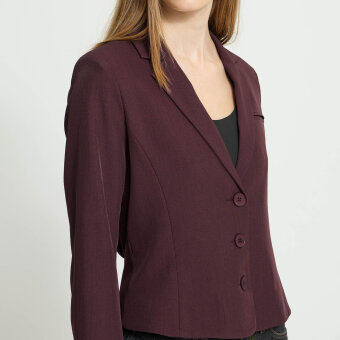 ICHI ( Dame ) - ICHI - IHFAVA SHORT | BLAZER FUDGE MELANGE ICHI ( Dame ) - ICHI - IHFAVA SHORT | BLAZER FUDGE MELANGE