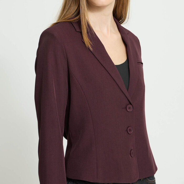 ICHI ( Dame ) - ICHI - IHFAVA SHORT | BLAZER FUDGE MELANGE