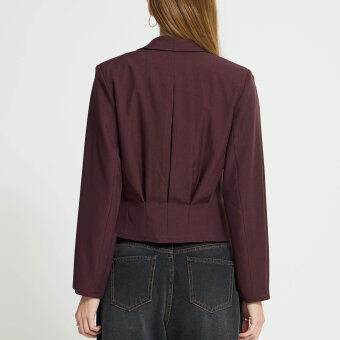 ICHI ( Dame ) - ICHI - IHFAVA SHORT | BLAZER FUDGE MELANGE ICHI ( Dame ) - ICHI - IHFAVA SHORT | BLAZER FUDGE MELANGE