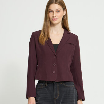 ICHI ( Dame ) - ICHI - IHFAVA SHORT | BLAZER FUDGE MELANGE ICHI ( Dame ) - ICHI - IHFAVA SHORT | BLAZER FUDGE MELANGE